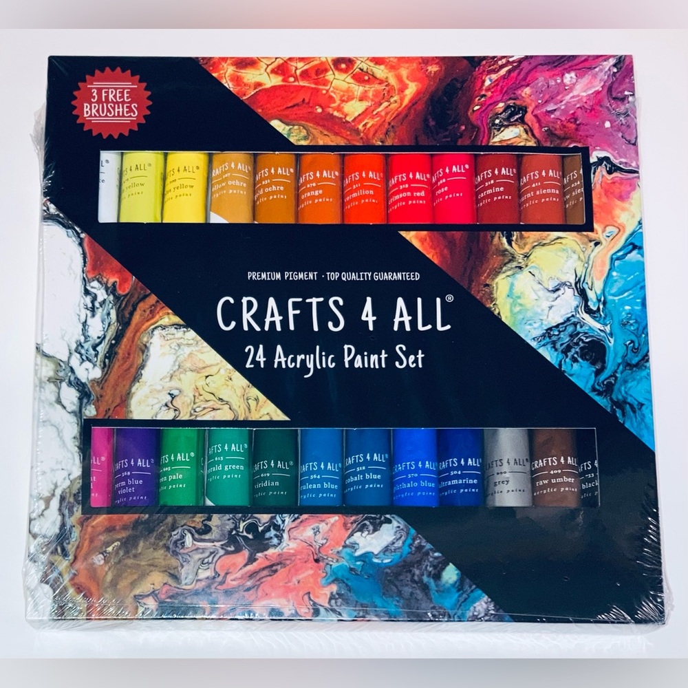 Crafts 4 All Acrylic Paint Set - NEW!